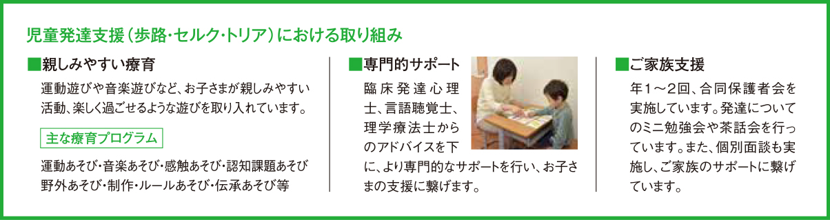 児童発達支援における取り組み